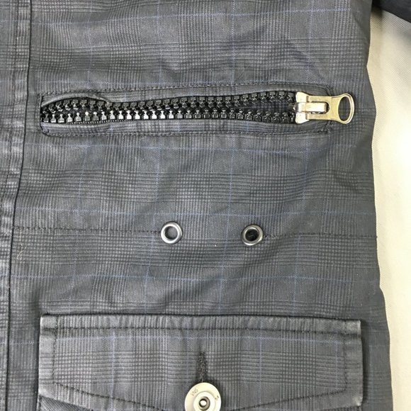 Fort Collins Mens Jacket Black Extra Large Button Long Sleeve Casual Comfort - Picture 6 of 12